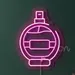 Neon Flex Perfume Sign – Plug-in LED Perfume Bottle Neon Light, Stylish Wall Art for Bedroom, Vanity, Salon & Boutique Decor, Vintage Inspired Custom Neon Perfume Display, No Battery Neon Wall Sign 2