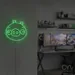 Custom Neon | Pig Face Neon Sign | 22x22 | Neon Green for Room Decor and Parties 2