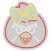Custom Neon | Cartoon Bird Face Neon Sign | 23x21 | Yellow Red Orange White 3