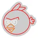 Custom Neon | Bird Face Neon Sign | 22x22 | Red White Orange Neon Sign 3