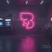 Custom Neon | 3 Neon Sign | 20x17 | Hot Pink Neon Sign for Home and Party Decor 2