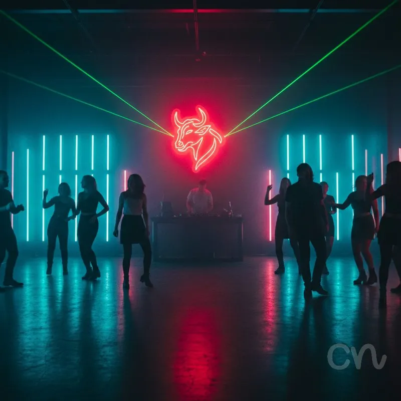 Custom Neon | Bull Head Neon Sign | 22x17 | Red Neon Sign for Home Bar Decor