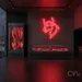 Custom Neon | Bull Head Neon Sign | 22x17 | Red Neon Sign for Home Bar Decor 2