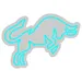 Custom Neon | Bull Design Neon Sign | 16x23 Inches | Ice Blue Bright Neon Sign 3