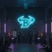 Custom Neon | Bull Head Logo Neon Sign | 17x24 | Ice Blue 2