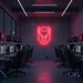 Custom Neon | Bull Head Neon Sign | 21x22 | Red Neon Sign for Home Bar Decor 2