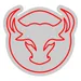 Custom Neon | Bull Head Neon Sign | 21x22 | Red Neon Sign for Home Bar Decor 3