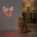 Custom Neon | Bull Head Neon Sign | 19x19 | Red Color Neon Sign for Wall Decor 2