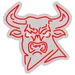 Custom Neon | Bull Head Neon Sign | 23x22 | Red Bright Neon Sign for Bar Decor 3