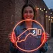Custom Neon | Gas Nozzle Symbol Neon Sign | 20x20 | Red 1