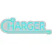 Custom Neon | Charger Neon Sign | 7x24 | Ice Blue Neon Sign for Modern Decor 3