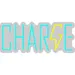 Custom Neon | Charge Neon Sign | 10x24 | Ice Blue and Neon Yellow Bright Colors 3