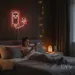 Custom Neon | Smartphone and Plug Neon Sign | 21x20 | Red 1
