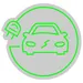 Custom Neon | Electric Car Neon Sign | 22x23 | Neon Green Perfect for Car Enthusiasts 3