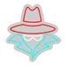 Custom Neon | Detective Design Neon Sign | 21x20 Inches | Red Ice Blue Colors 3