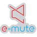 Custom Neon | e-mute Neon Sign with Crossed Speaker Icon | 17x20 | Multicolor (Red & Blue) 3