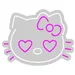 Custom Neon | Cat Face Neon Sign | 18x23 Inches | Pink Neon Sign for Room Decor 3