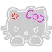 Custom Neon | Cat Face Neon Sign | 19x24 | Red Purple Neon Sign for Home Decor 3