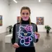 Custom Neon | Cat with Flower Neon Sign | 23x20 | Hot Pink Yellow White 1