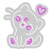Custom Neon | Cat with Heart Neon Sign | 22x21 Inches | Pink Color for Cute Wall Decor 3