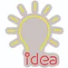 Custom Neon | Light Bulb Neon Sign with Radiating Glow & "Idea" Text | 23x20 3