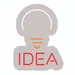 Custom Neon | Light Bulb with IDEA Text Neon Sign | 20x15 Inches | Red, Orange, White 3
