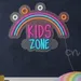 Kids Zone Neon Sign | Neon Flex Kids Zone | Plug in Kids Zone Sign | Neon Sign Kids | Rainbow Kids Zone LED Sign | Neon Sign for Kids Room | Kids Play Area Neon Light | 18x22 1