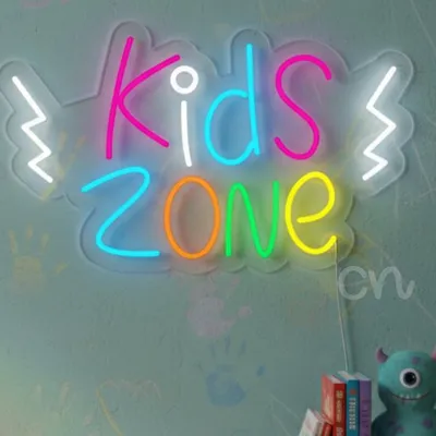 Custom Neon | Play Zone Neon Sign | 15x24 | Multicolor