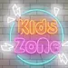 Custom Neon | Kids Zone Neon Sign | Premium Plug-in LED Flex Board Wall Decor for Bedroom, Playroom & Home | Energy Efficient, Durable, Long Lasting, Modern Wall Art Display | 22x25 | Multicolor 2