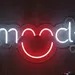 Neon Flex Mood+ Sign 11x24, Plug-in LED Mood+ Board, Mood+ Neon Wall Decor, Durable Energy Efficient Mood+ Light, Stylish Modern Mood+ LED Flex Sign for Bedroom & Home Decor 2