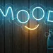 Custom Neon | MOOD | A Creative and Playful Logo Design | 10x23 1