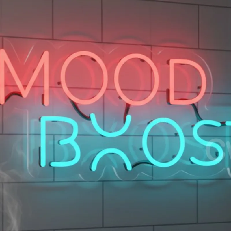 Custom Neon | Mood Boost Neon Sign | 11x23