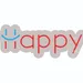 Custom Neon | Happy Neon Sign | 9x24 | Red & Blue 3