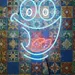 Custom Neon | Cartoon Face Neon Sign with Fun Expression | 20x15 | Blue, White & Red 2