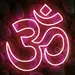 Custom Neon | Om Symbol Neon Sign | 21x20 | Pink 2