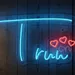 Custom Neon | Trinhu Name Neon Sign with Heart Design | 14x24 | Blue & Red 1