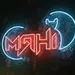 Custom Neon | MAHI Name Neon Sign with Cat Outline | Stylish Red & Blue LED Neon for Home, Events, Pet Shops and Personalized Wall Decor | 15x24 | Red & Blue 2