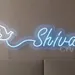 9x24 Custom Neon Sign “Shiva” with Dove – Personalized LED Neon Wall Light – Unique Spiritual Name Sign for Bedroom, Living Room, Weddings, Events & Gifts – Modern Decorative Neon Wall Art 2