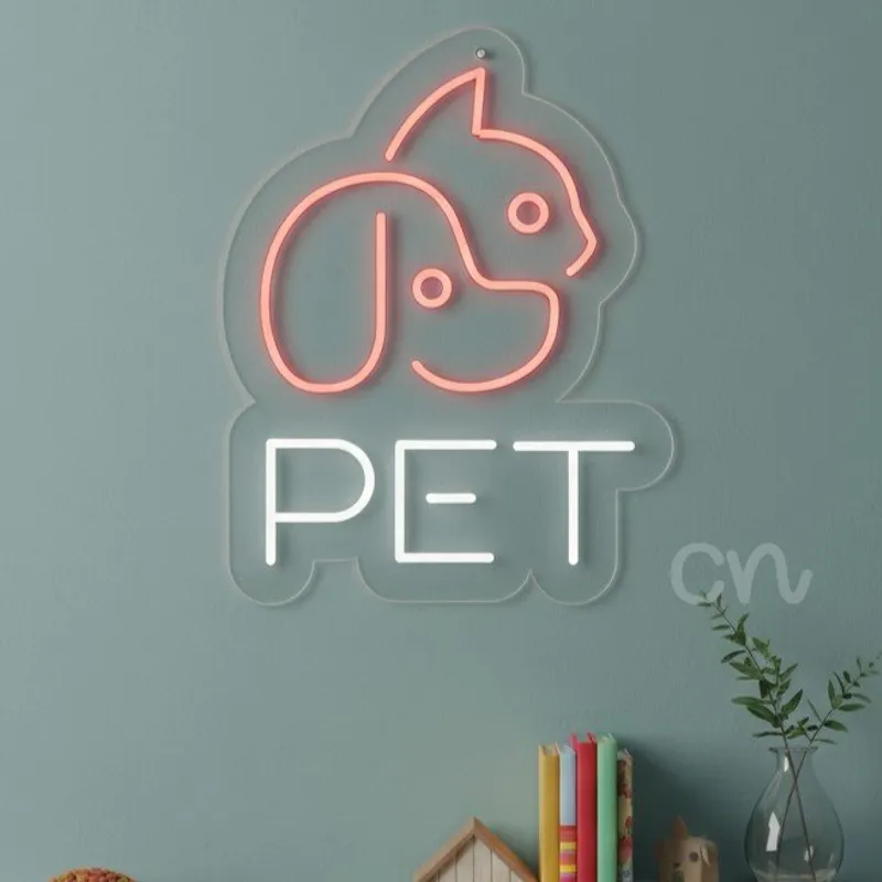 Custom Neon | Pet Neon Sign | 19x15 Red