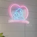 Custom Neon | Pet Neon Sign ? Blue & Pink | 17x22 2