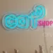 Custom Neon | Cat Shop LED Neon Sign | Blue, Pink | 11x23 2