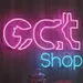 Custom Neon | Cat Shop LED Neon Sign | Pink & Blue | 17x23 2