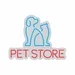 Pet Store Neon Sign 18x23 Inch – Blue Dog & Cat Outline with Red “PET STORE” LED Neon Light for Animal Shops, Grooming Salons, Veterinary Clinics, Adoption Centers & Pet Boutiques 3