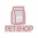 Custom Neon | Pet Shop Neon Sign 21x23 Inch | Red, White and Red 3