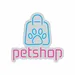 Pet Shop Neon Sign 20x21 Inch – Blue Shopping Bag with Paw Print and Pink “Petshop” LED Light for Pet Stores, Grooming Salons, Veterinary Clinics, Animal Shelters & Pet Supply Boutiques 3