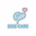 Dog Care Neon Sign 18x18 Inch – Blue Dog Outline with Pink Heart LED Neon Wall Light, Pet Grooming, Veterinary Clinic, Dog Training, Animal Rescue, Dog Lovers Business Window Display Decor 3