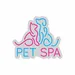 Custom Neon | Pet Spa LED Neon Sign with Dog and Cat Outline |Bright Pink & Blue | 17x20 3