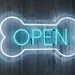 Custom Neon | Bone Shaped Open Neon Sign for Pet Shop | 13x24 2
