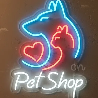 Custom Neon | Pet Shop Neon Sign | 21x15