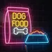 Custom Neon | Dog Food Neon Sign | 19x24 1
